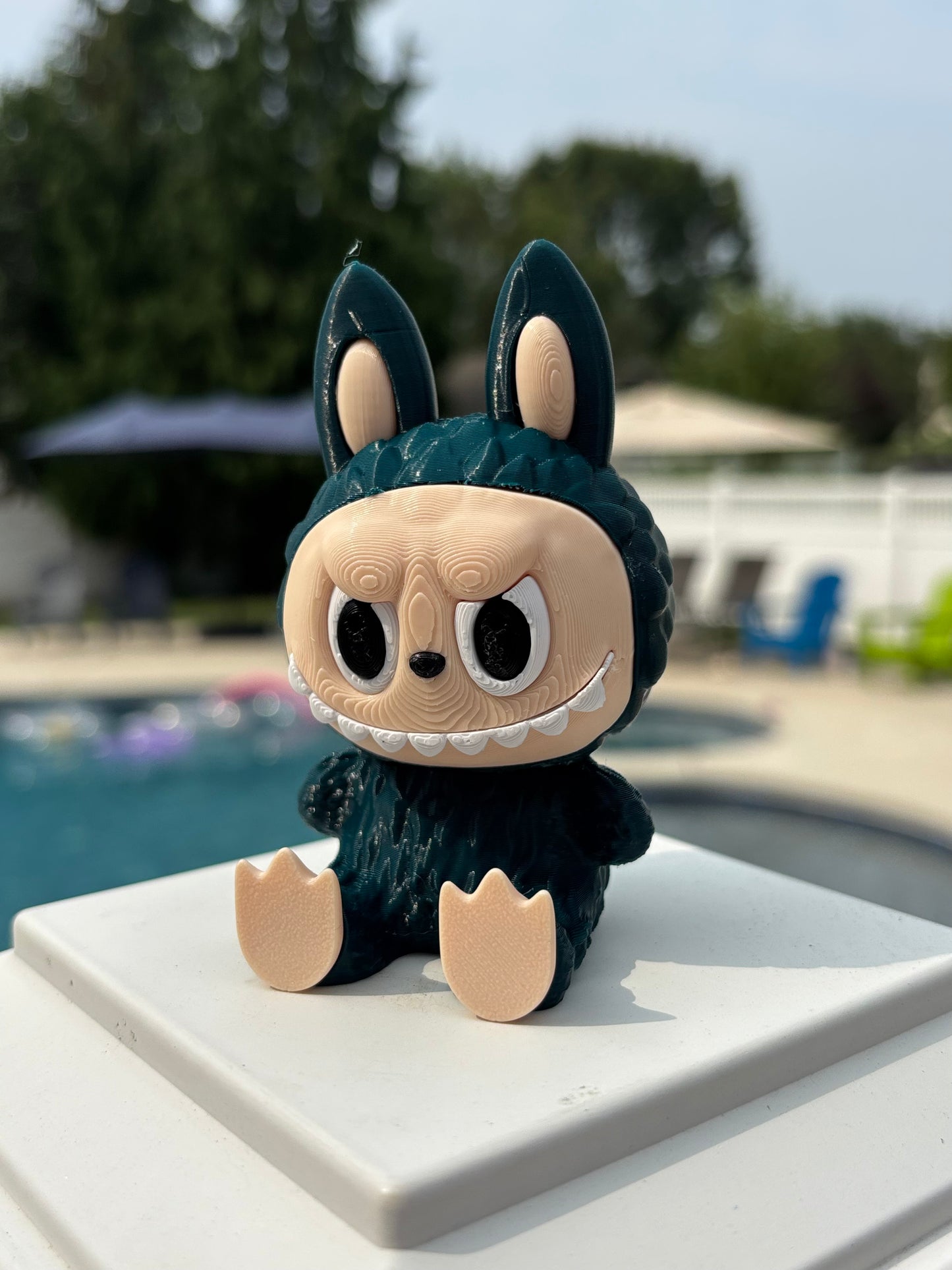 Sitting Labubu Inspired Figure