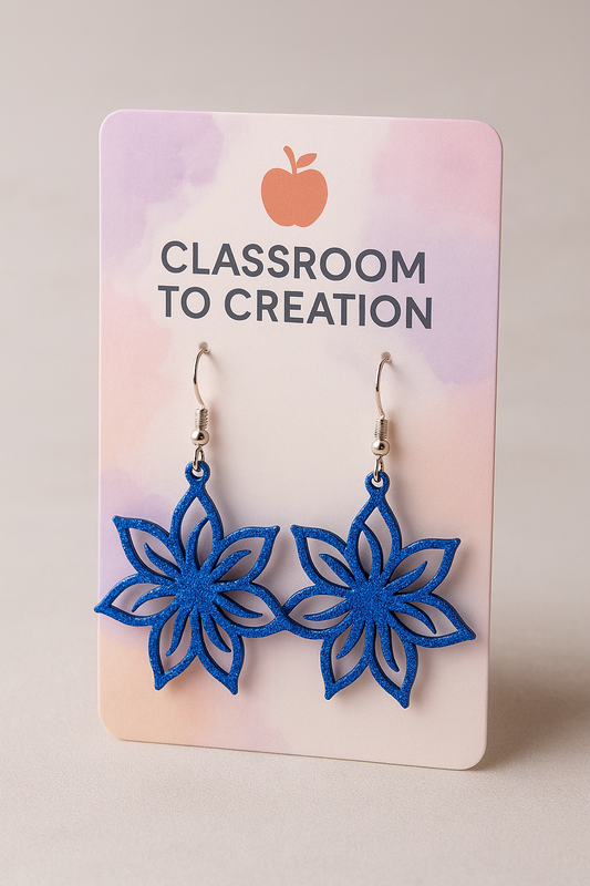 Blue Bloom Earrings