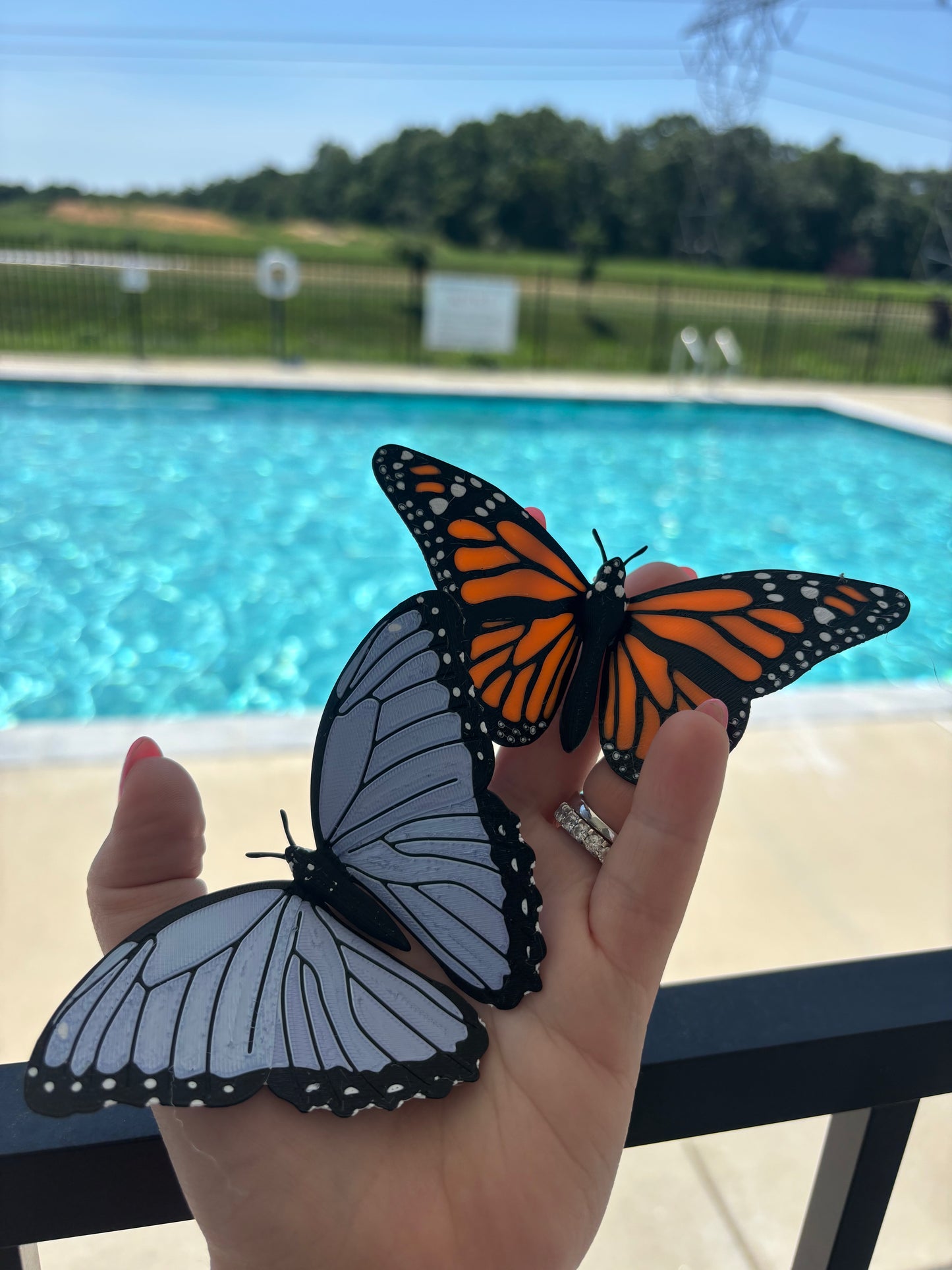 3D Butterfly Magnet