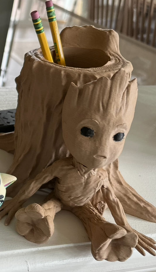 3D Groot Pencil Holder