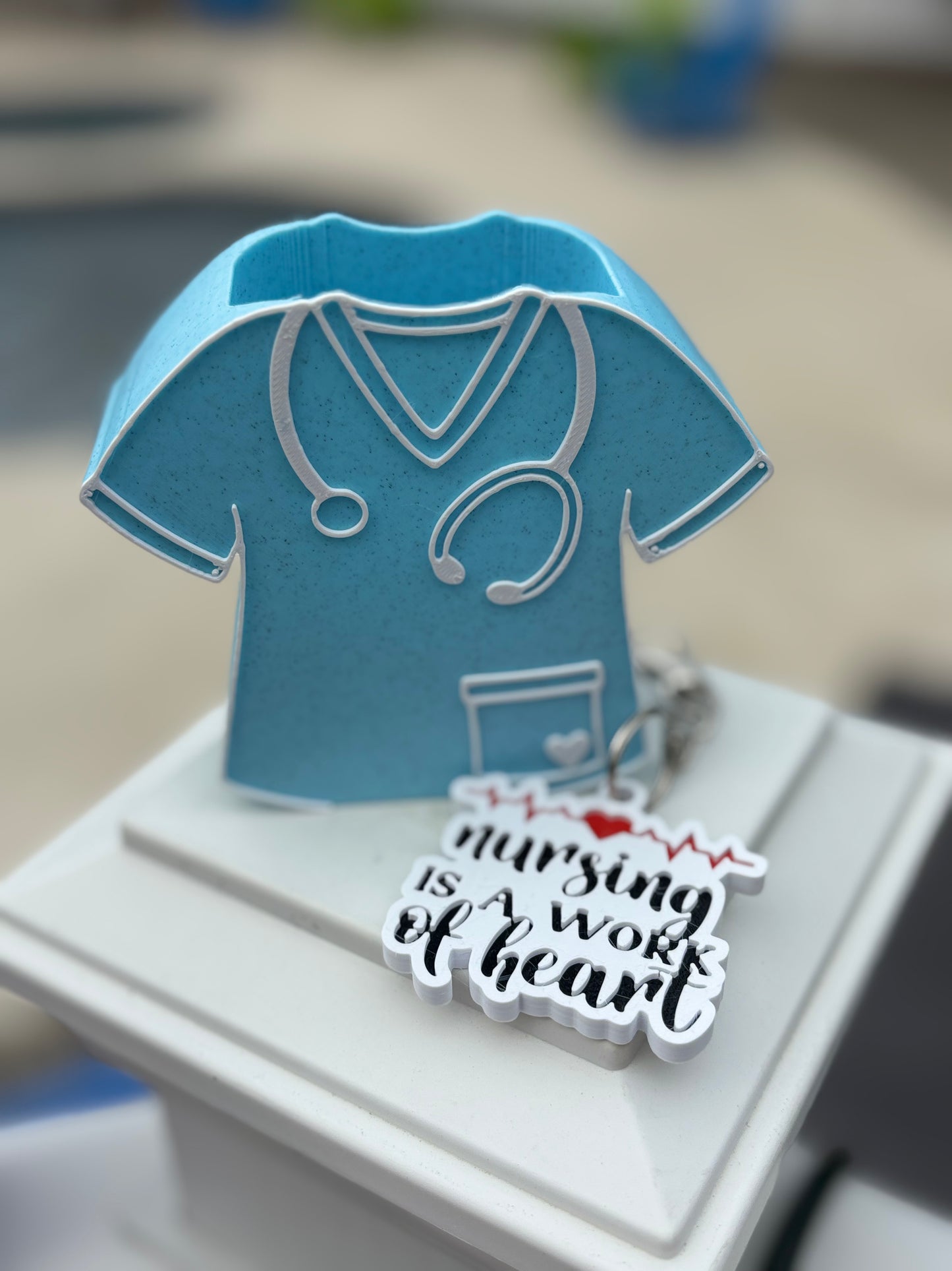 Nurse Scrub Top Pen Holder