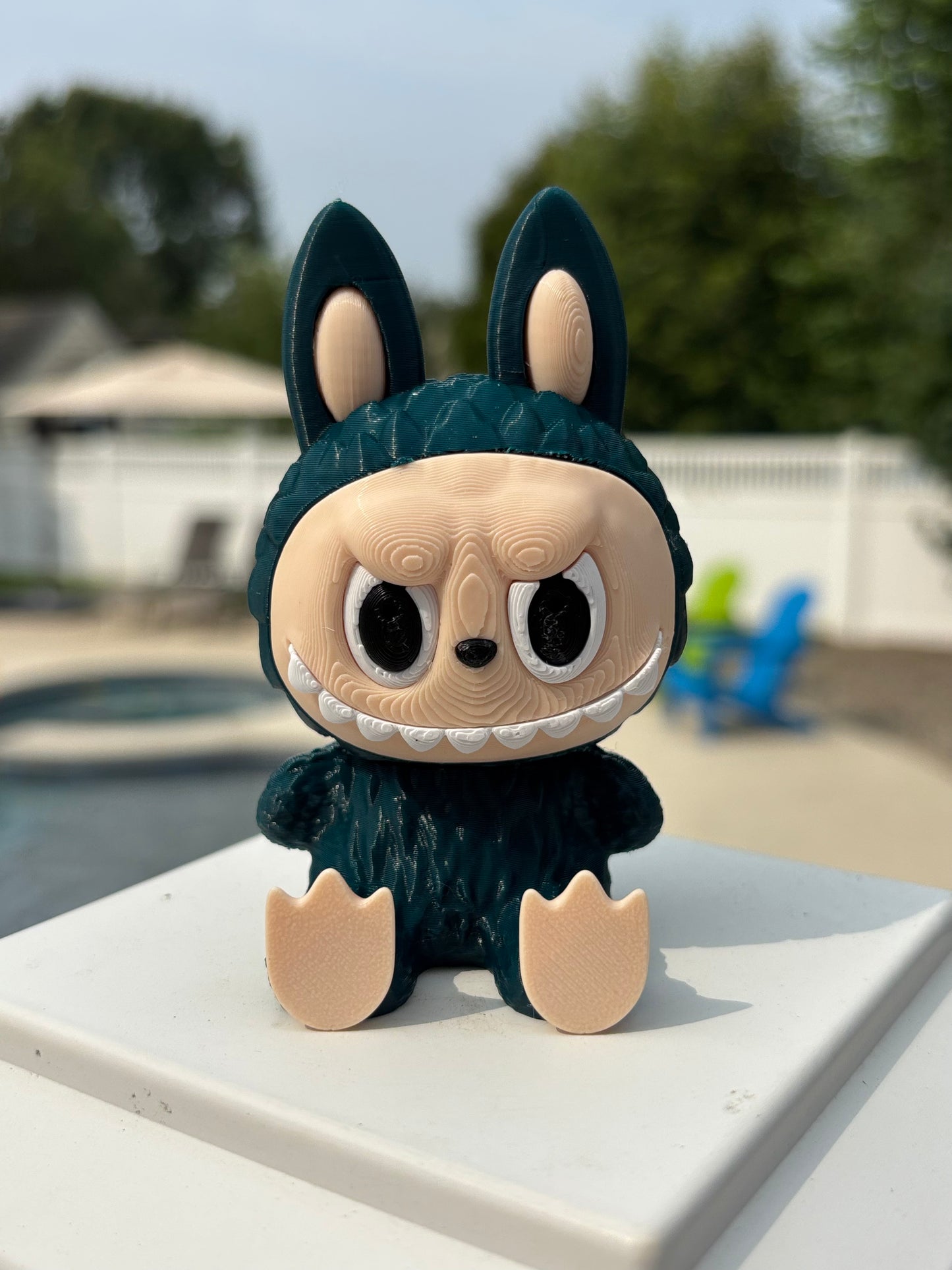 Sitting Labubu Inspired Figure