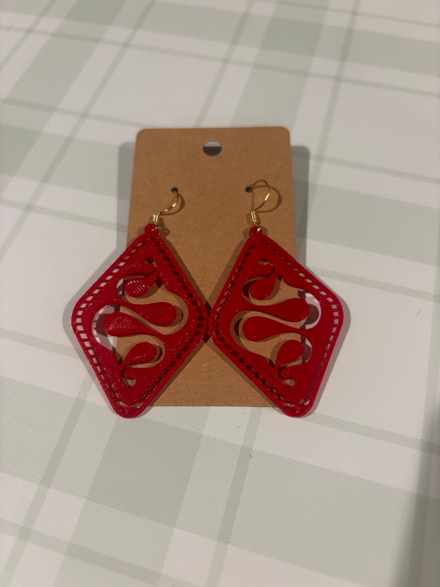 Red Radiance Earrings